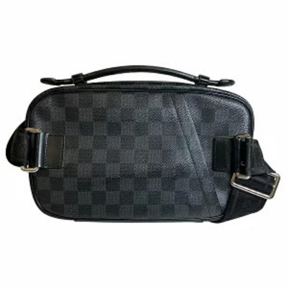 Louis Vuitton Black Body Belt bag Crossbody Ambrelle Damier Bum Graphite